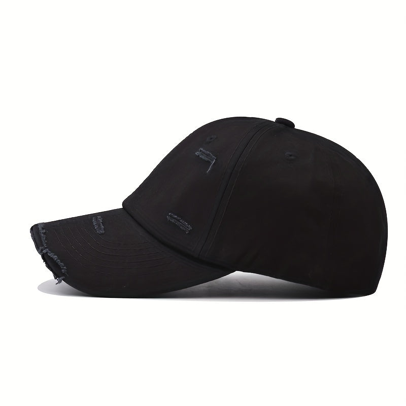 Solid Retro Dad Hat Baseball Cap Men's And Women's All Match Sports Cap