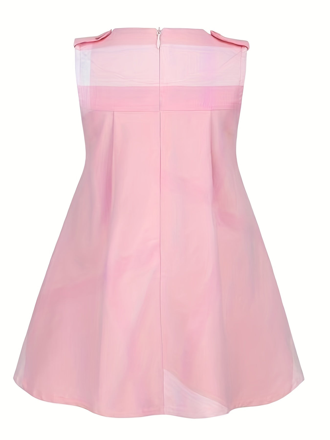 Girls' Plaid Sleeveless Princess Dress Cotton Casual Vest Dress
