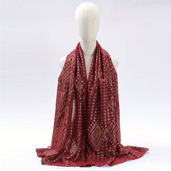 Hot Stamping Hijab Vintage Solid Scarf Women Turban Boho Shawl