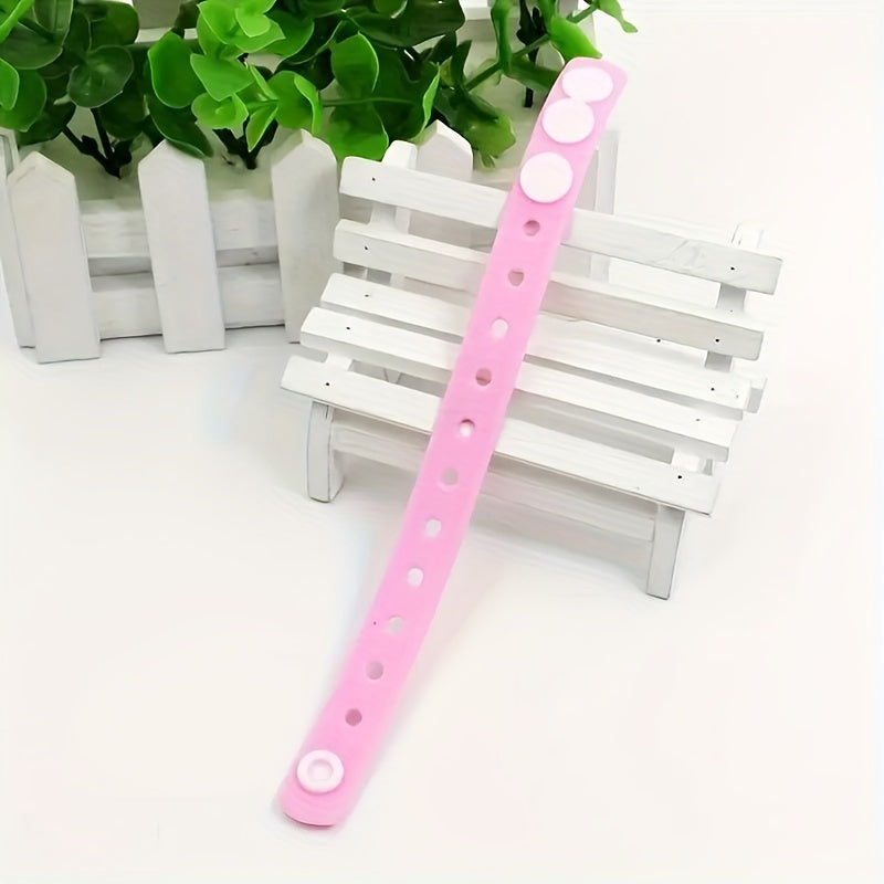 6pcs Silicone Adjustable Bracelet Jewelry Holiday Party Gift Accessories