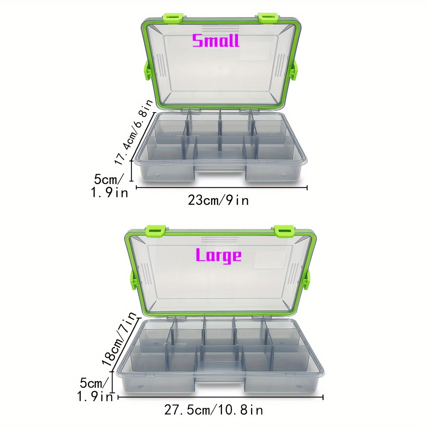 1pc Single Layer Parts Box Plastic Household Screw Box