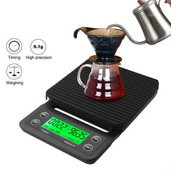 3KG 5KG Digital Coffee Baking Scale with Timer Easy to Use
