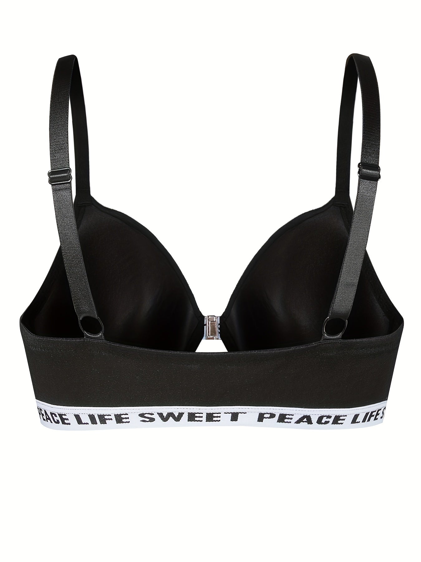 Plus Size Sexy Bra Front Closure Molded Cup Underwire Bra