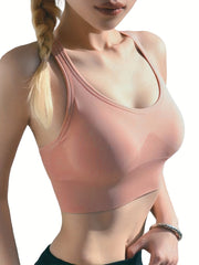 Adjustable Push Up Shockproof Yoga Bra Women's Activewear