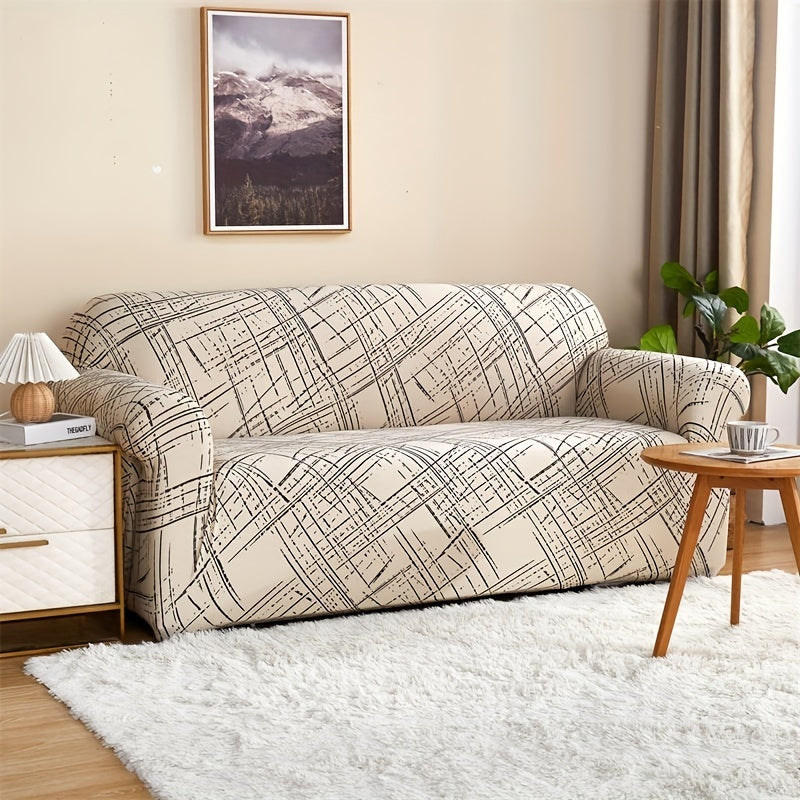 Non Slip Milk Silk Sofa Slipcover Universal Furniture Protector