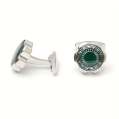 Creative Gear Shaped Silver Men's Cufflinks XK23015