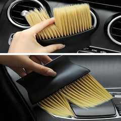 Car Dust Brush Air Conditioner Interior Cleaning Soft Bristle Dust Removal