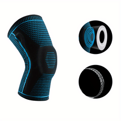 1pc Sports Cycling Silicone Knee Leg Sleeve Protective Gear