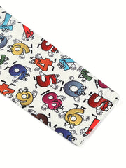 Girls Fancy Number Print Leggings Slim Fit Stretchy Pants