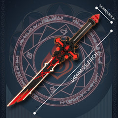 Long Building Block Sword Home Decorations