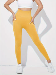 High Waist Tummy Control Fitness Pants Quick Dry Running Yoga Hip Lifting Sports