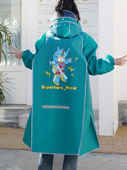 Kid's Cartoon Hooded Raincoat Waterproof Rain Poncho