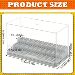 3 Layer Acrylic Display Case For Toy Collection Dustproof Clear