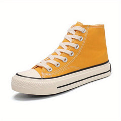 Women's High Top Canvas Shoes Classic Lace Up Skate Shoes