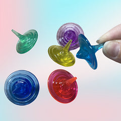 Acrylic Colored Gyroscopes Set of 7