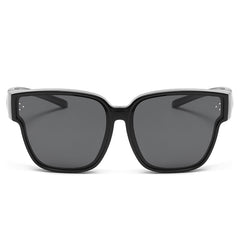 LJGOOD HD Polarized Sunglasses Myopia Driving Set Mirror