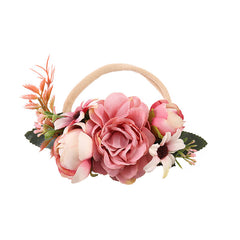 Baby Girls Flower Headband Soft Elastic Hair Accessories