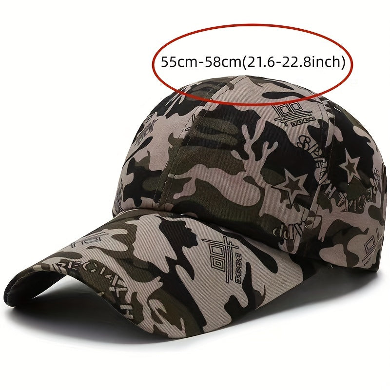 Polyester Knitting Sports Baseball Cap Camouflage Sun Hat Climbing