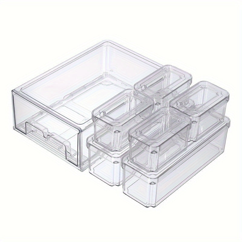 7pcs Refrigerator Storage Box - Kitchen Freezer Fresh keeping Box