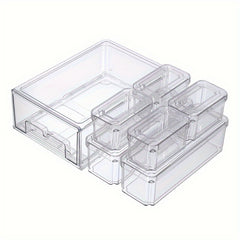 7pcs Refrigerator Storage Box - Kitchen Freezer Fresh keeping Box