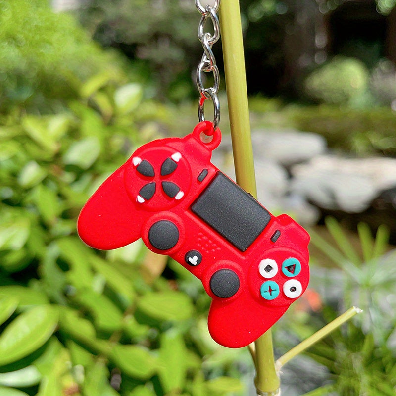 Rubber Fruit Game Console Handle Key Chain Hand Decoration Keychain