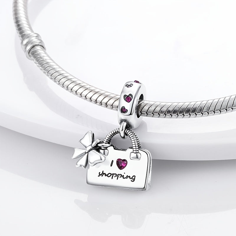 Travel Life Collection Charm Silver Camera Tower Heart Family Beads