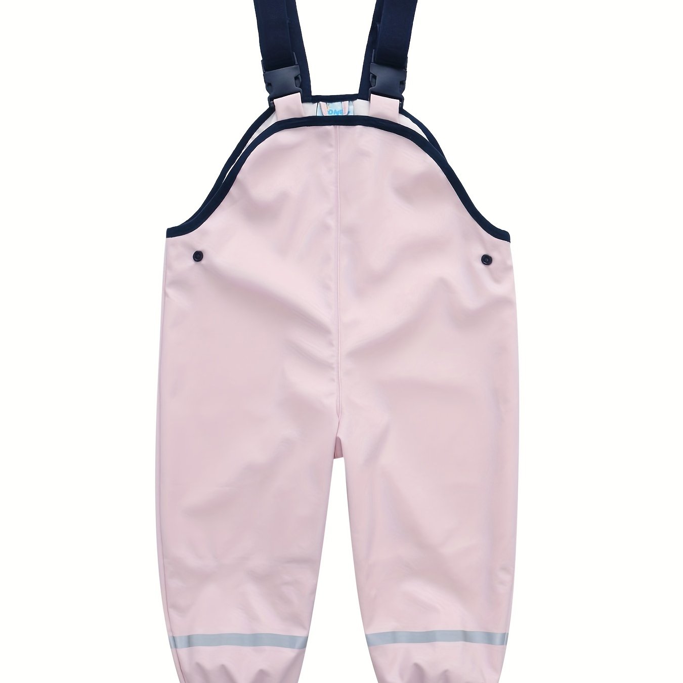 Girl's Pink Waterproof Jumpsuit for Kids Rainy Outdoor