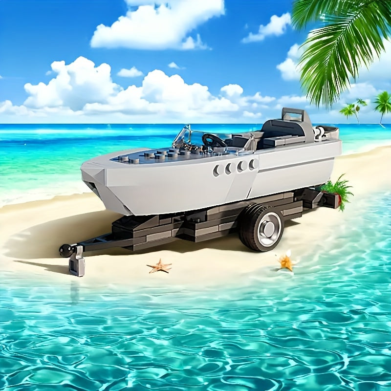 Yacht Building Block Assembly Toys
