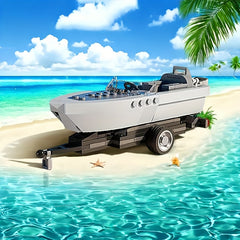 Yacht Building Block Assembly Toys
