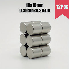 25x 10x10mm Neodymium Magnets Heavy Duty Rare Earth Crafts Construction Office