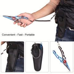 Aluminum Fishing Pliers Tackle Gear Cutter Line Split Ring Lightweight