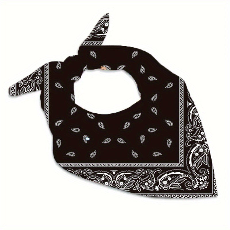 Customizable Men's Square Scarf Personalize Your Photo Logo Soft Polyester Shawl
