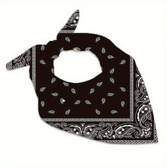 Customizable Men's Square Scarf Personalize Your Photo Logo Soft Polyester Shawl