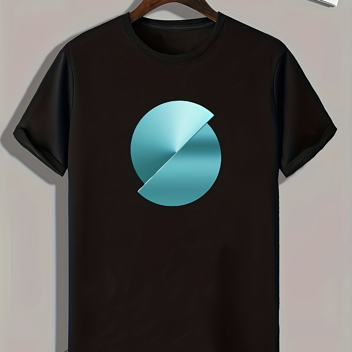 Artistic Pattern Print Men's Graphic T-Shirt for Summer