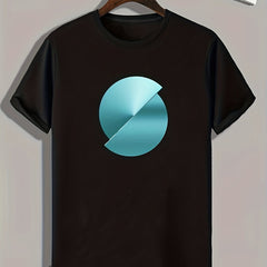 Artistic Pattern Print Men's Graphic T-Shirt for Summer