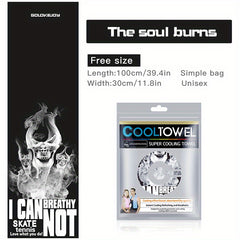 Print Sport Towel Thin Exercise Fitness Shawl Quick Dry Towel