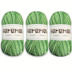 3pcs Colorful Acrylic Yarn 5 ply Soft Yarn For Crocheting And Knitting
