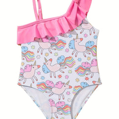 Toddler Girls Unicorn 1pc Swimsuit Bathing Suit Summer Clothes