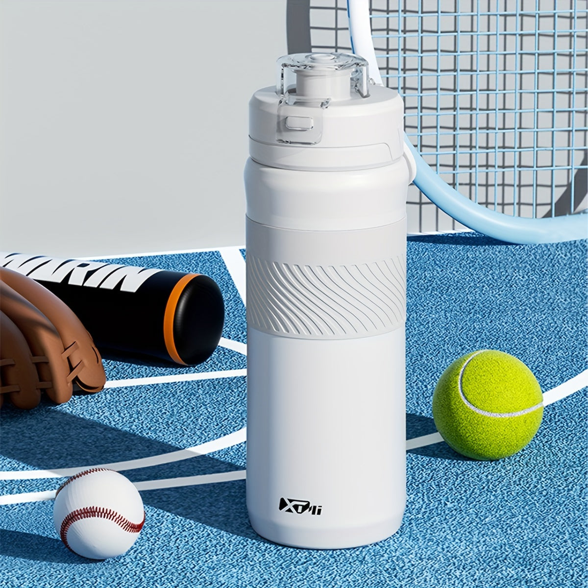 316 Stainless Steel Sports Water Bottle 600ml Portable Fitness Cup