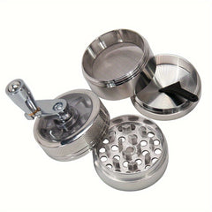 Portable Zinc Alloy Manual Grinder for Outdoor Use