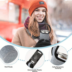 30oz Portable Water Bottle with Holders for Outdoor Travel Stay Hydrated