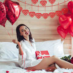 20pcs Christmas Heart Hanging Decoration for Door and Mall Shop