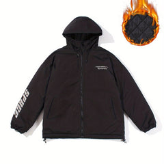 Thickened Sports Hooded Jacket Winter Loose Coat Women's Clothing