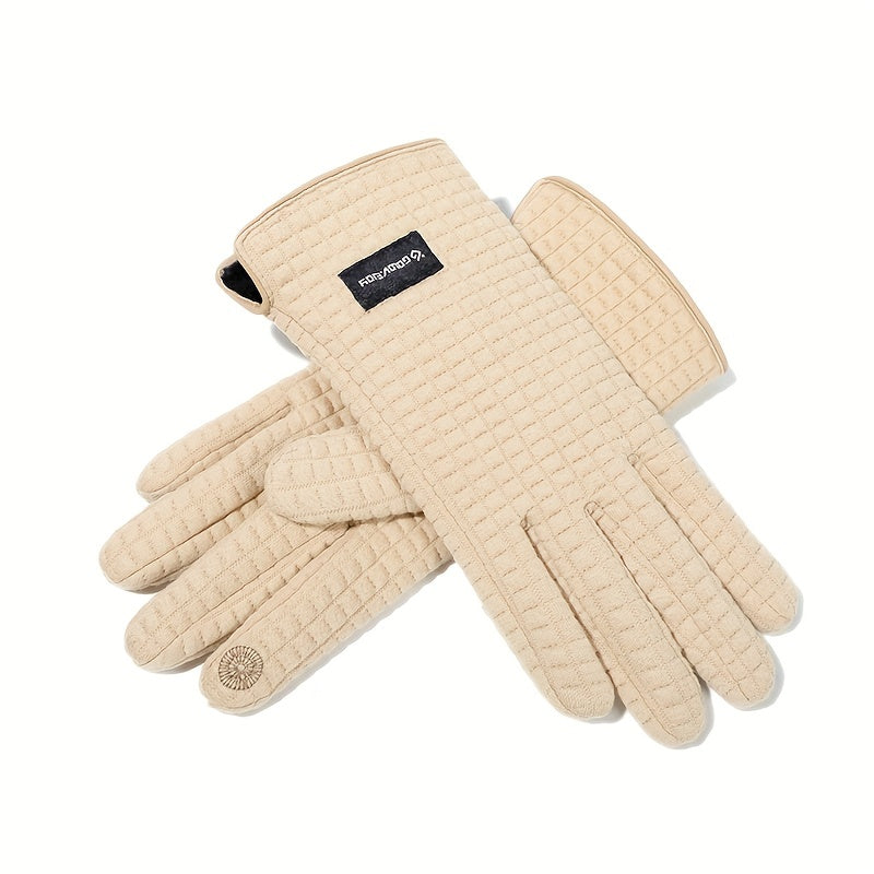 Winter Velvet Warm Gloves Touch Screen Windproof