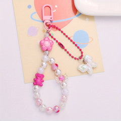 Crystal Butterfly & Bear Keychain - Sparkling Bag Accessory