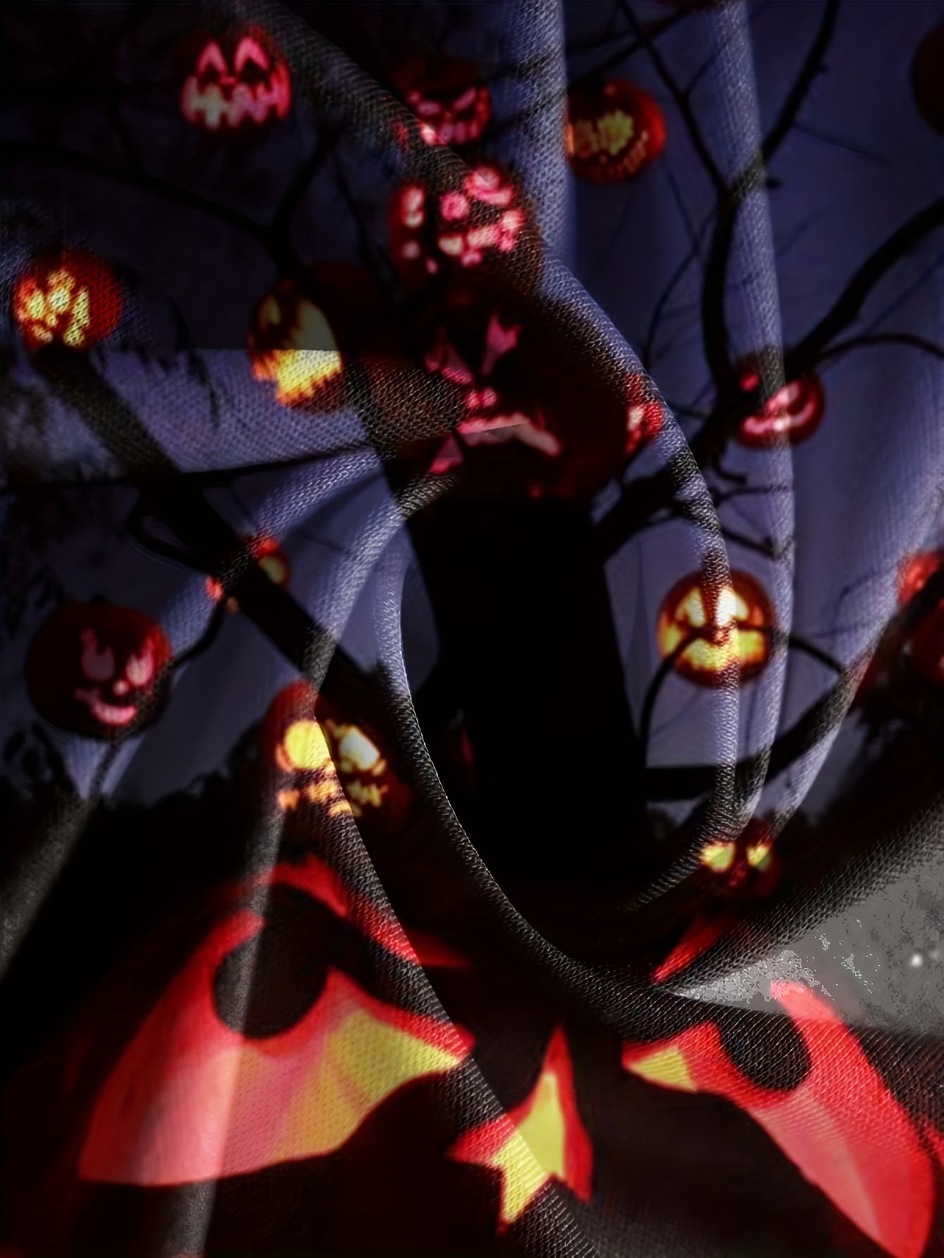 Men's Halloween Pumpkin Light Hoodie Casual Hooded Sweatshirt