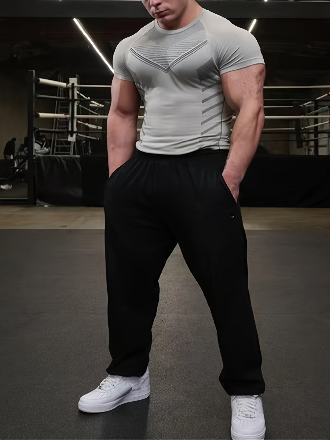 Men's Fitness Compression Shirt Short Sleeve Athletic Baselayer Undershirt