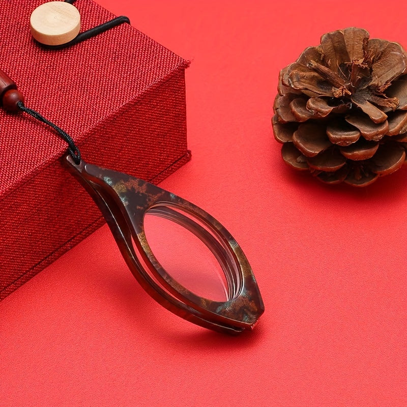 Fashionable Hanging Neck Reading Magnifying Glass for Elderly Men Women
