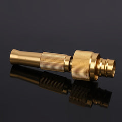 Water Spray Gun Nozzle Hose Metal Brass Car Lawn Garden High Pressure Solid