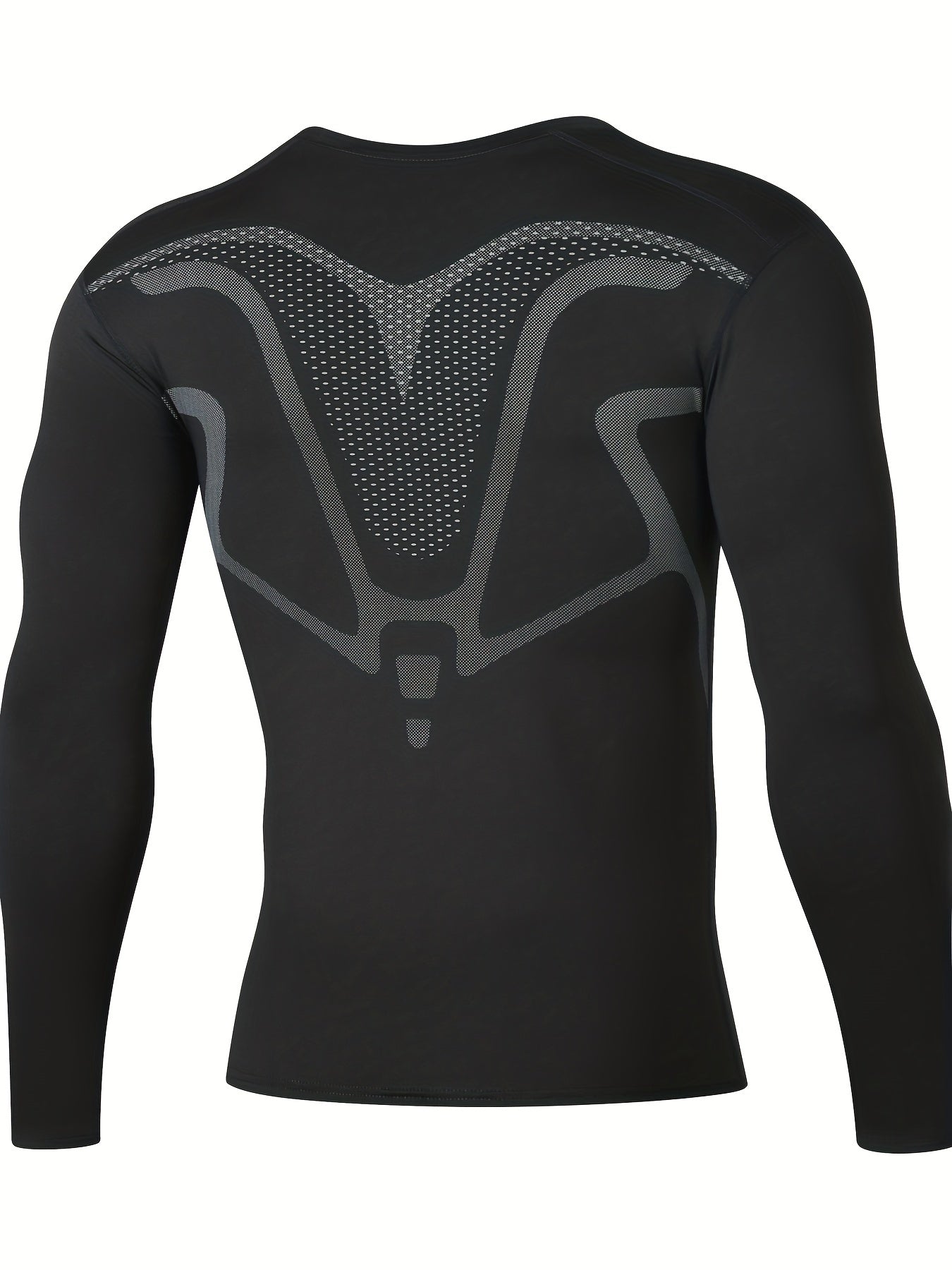 Men's Workout Shirt Active High Stretch Compression Base Layer